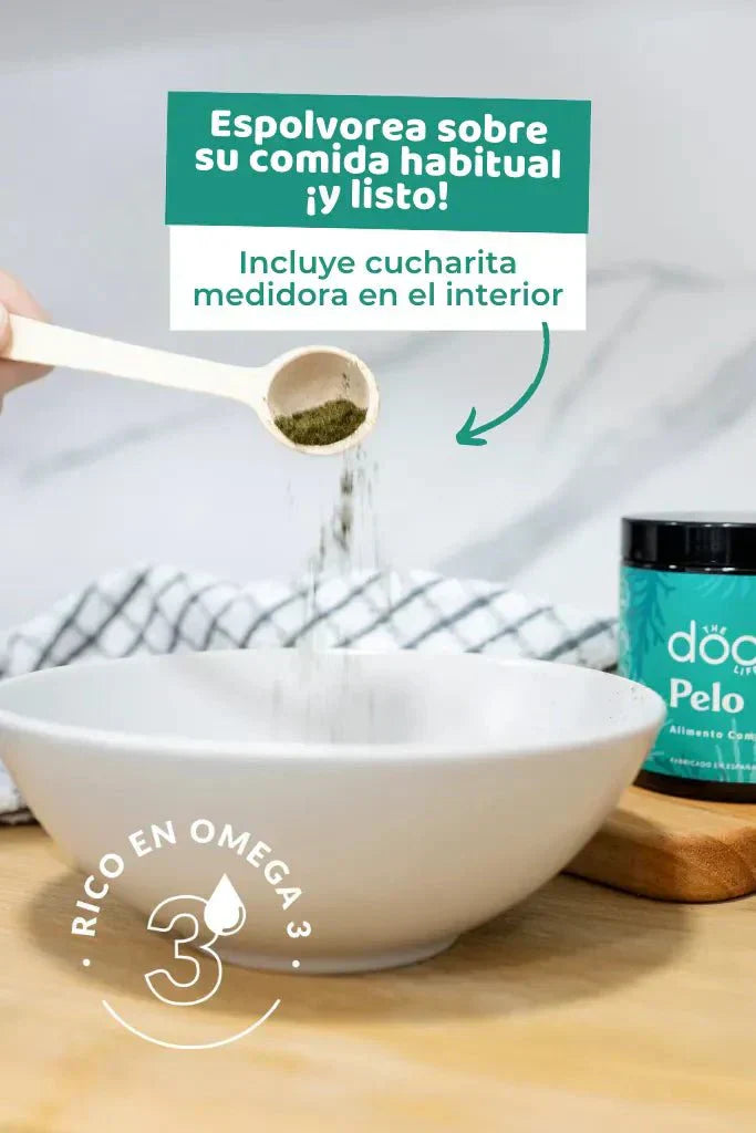 Suplemento piel y pelo para perros y gatos ecológico