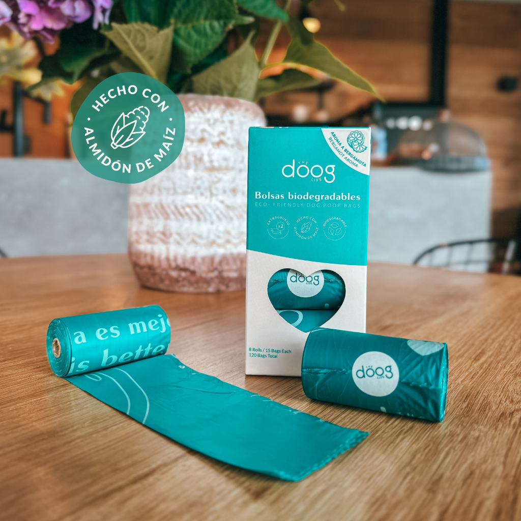 Biodegradable dog waste bags