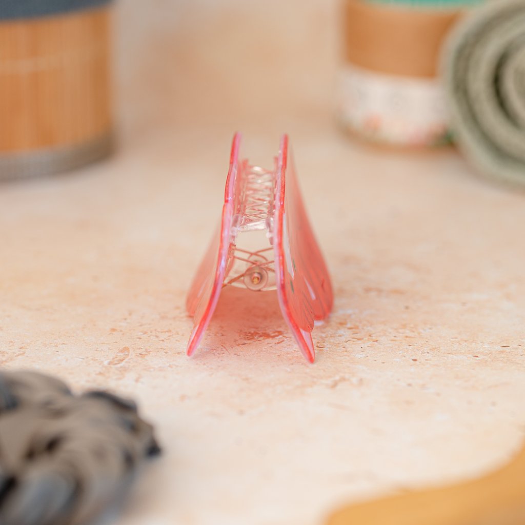 Orange Tabby Cat Hair Clip
