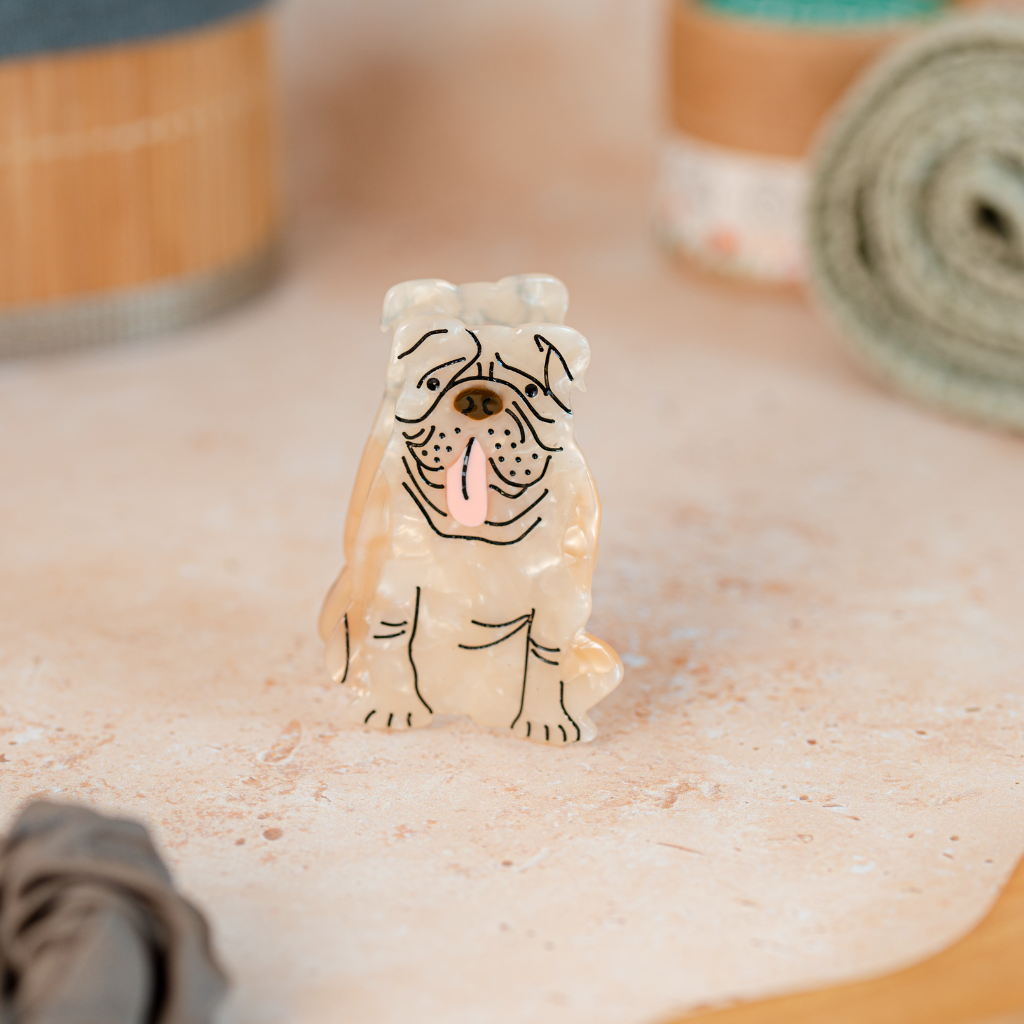 Pince à cheveux Bouledogue anglais