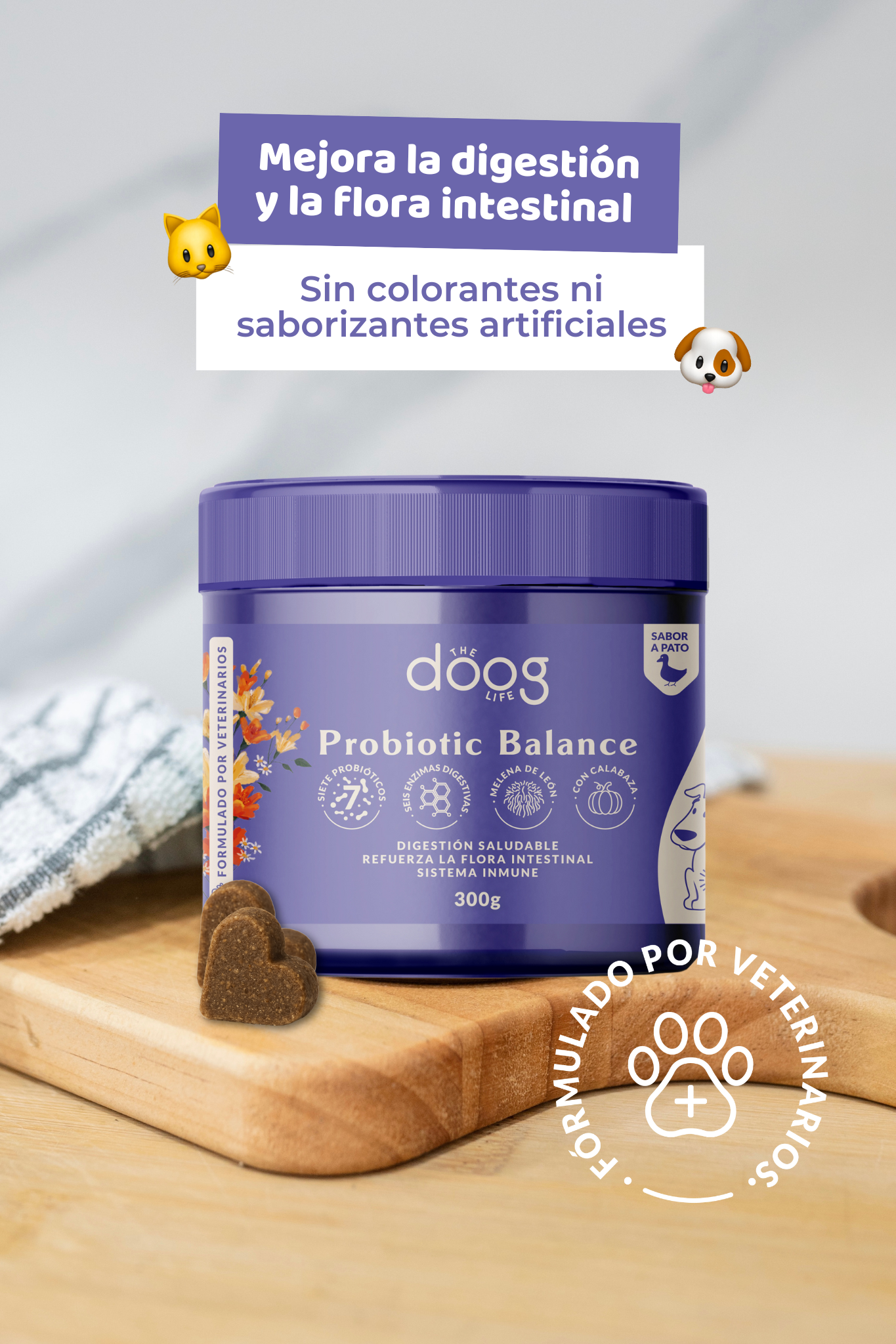Suplemento digestivo perros y gatos