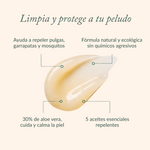 Champú repelente