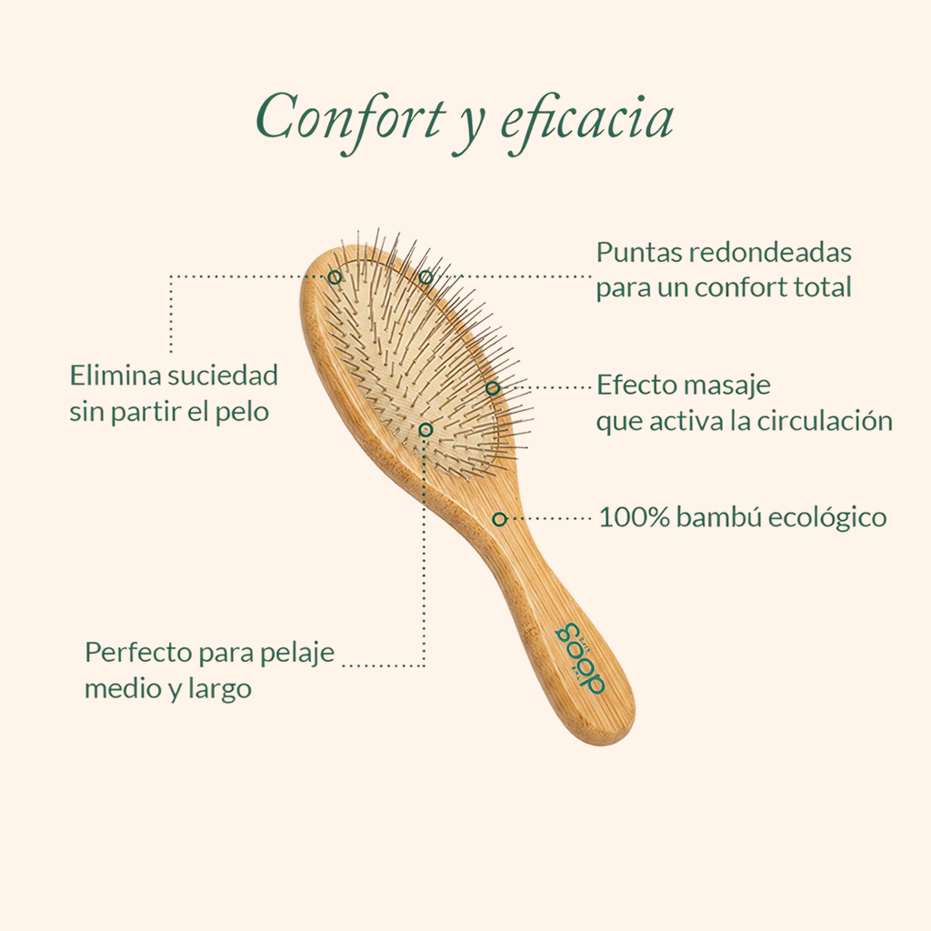 Brush for medium and long hair