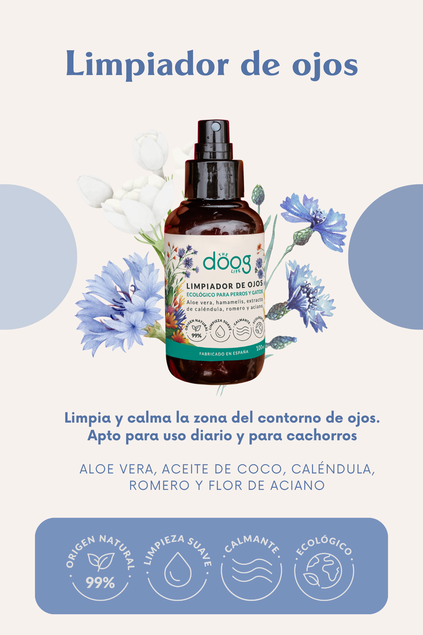 Limpiador de ojos