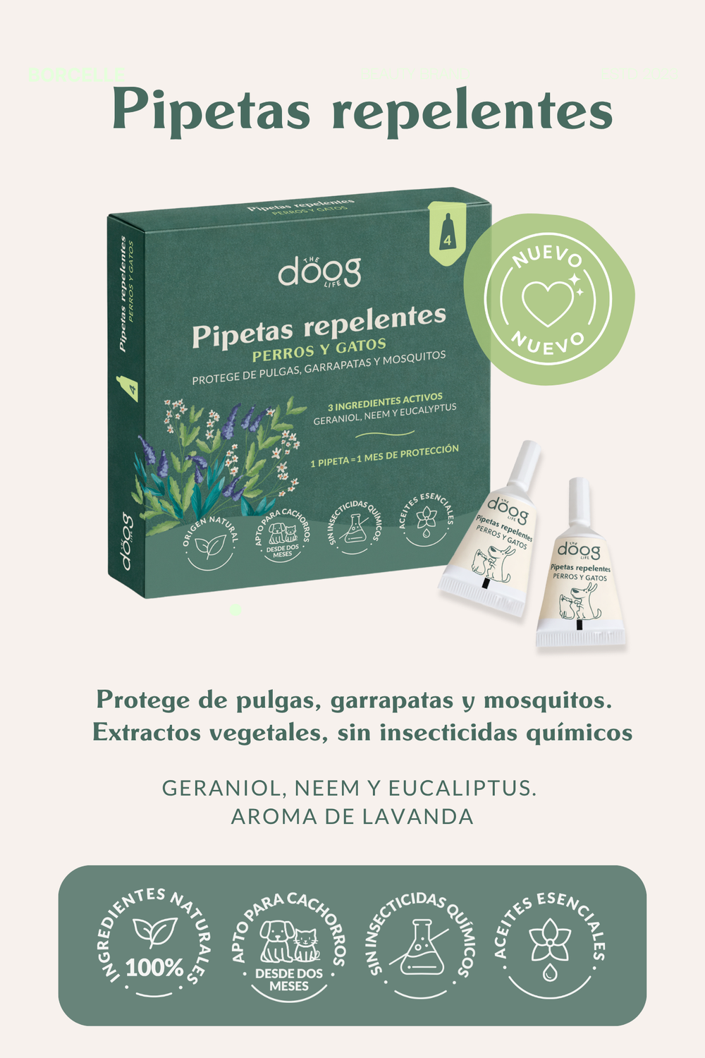 Pipetas repelentes