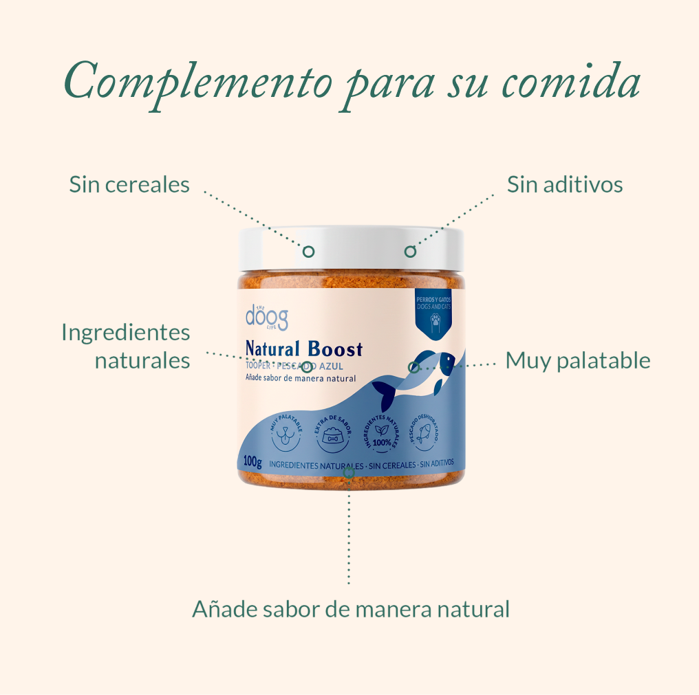 Topper de pescado azul