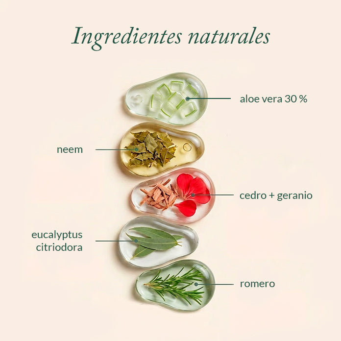 Champú repelente