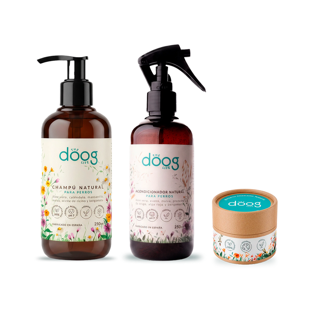 Shampoing, brume et baume