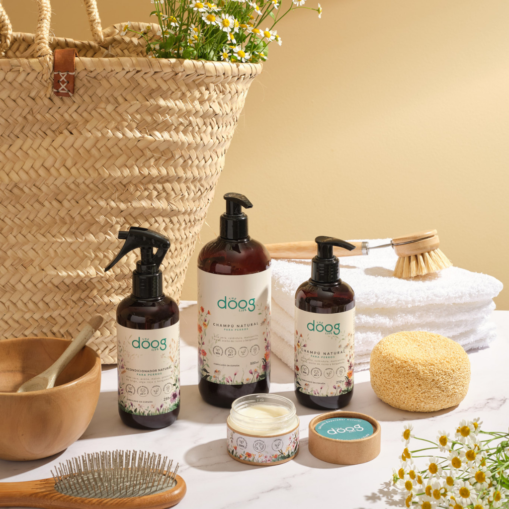 Shampoing, brume et baume